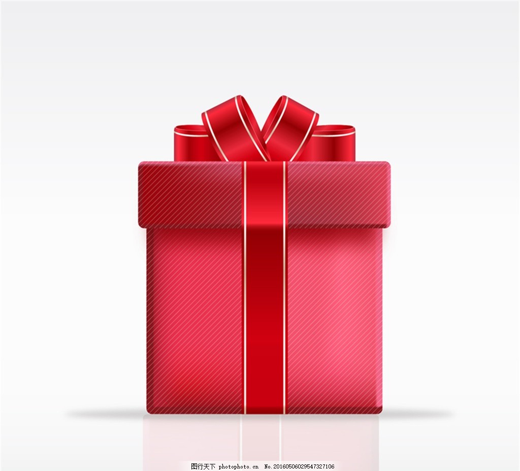 紅色禮盒設計矢量素材,愛心 包裝 禮物 絲帶 蝴蝶結-